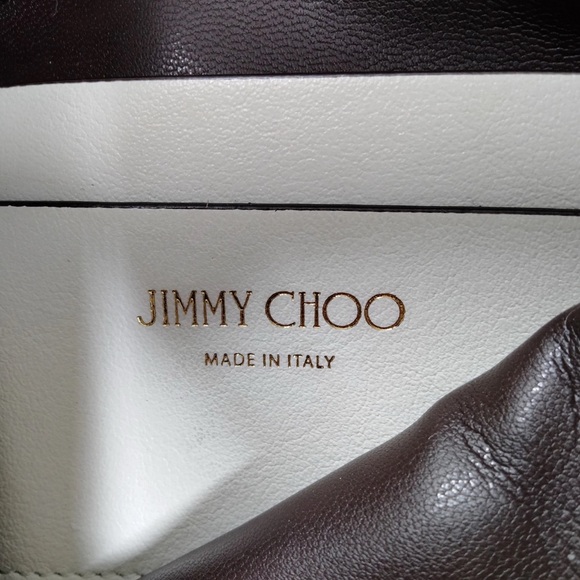 Authentic Jimmy Choo White Leather Mini Callie 2way Bucket Bag Crossbody - Picture 7 of 9